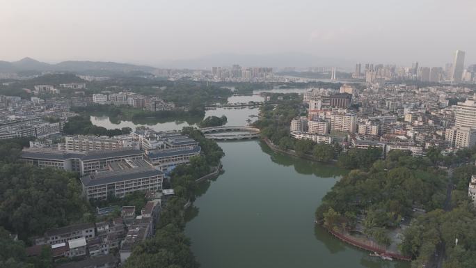 惠州老城区航拍-南湖到西湖