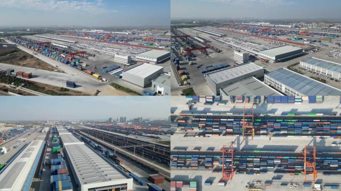 西安港务区西安国际港一带一路口岸物流贸易