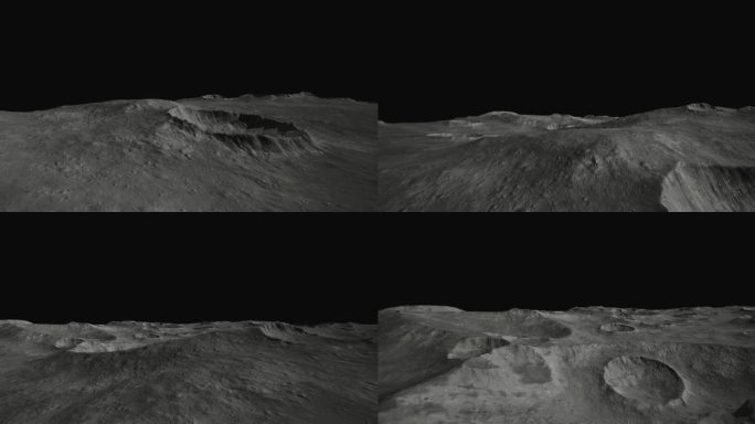 4k月球太空地表穿梭⑨