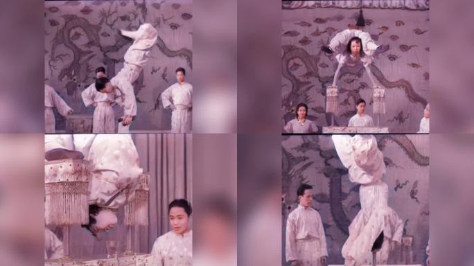 1913年中国杂技艺术首次在国外演出影像
