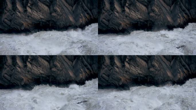 虎跳峡岩石激流-升格动画