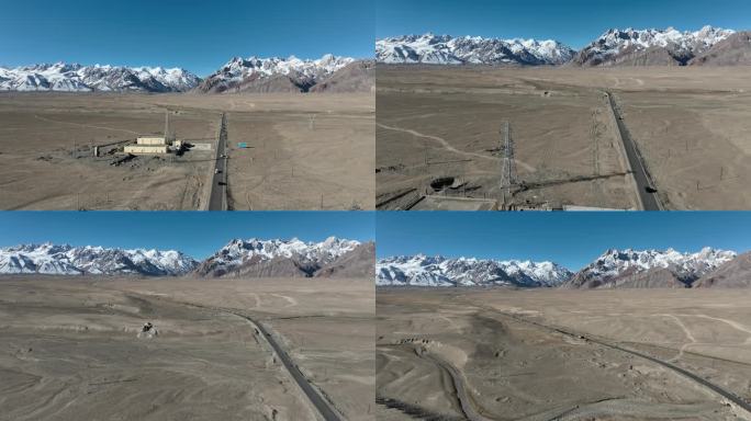 瓦罕走廊追车航拍