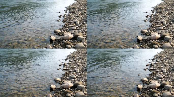 河边鹅卵石
