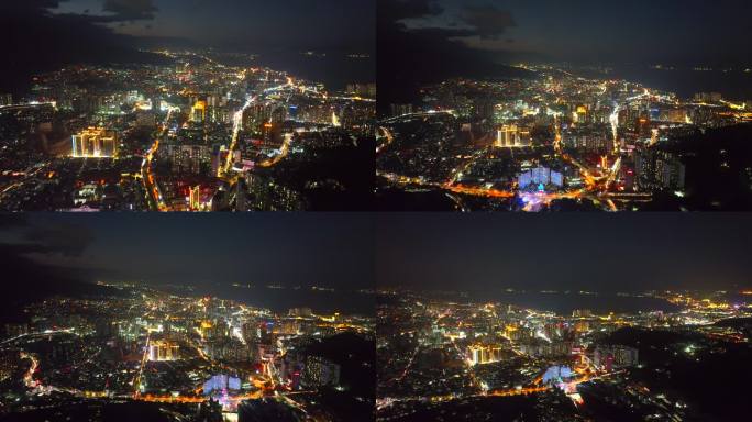 大理市区夜景