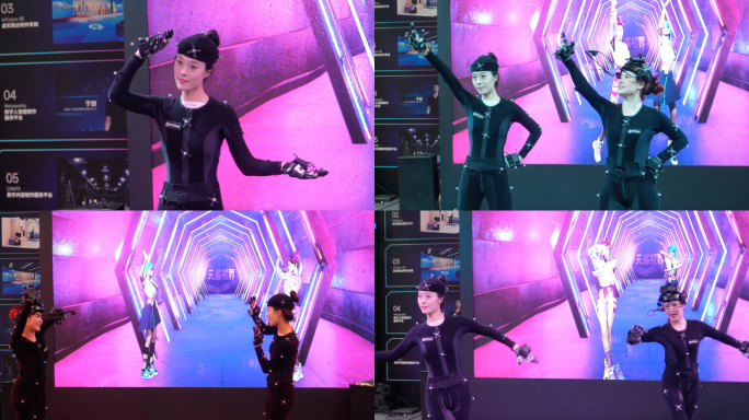 元宇宙VR人工智能互动舞蹈表演4k