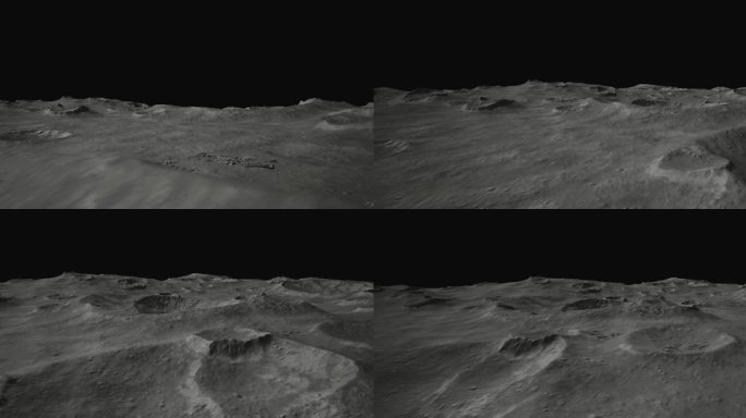4k月球太空地表穿梭④