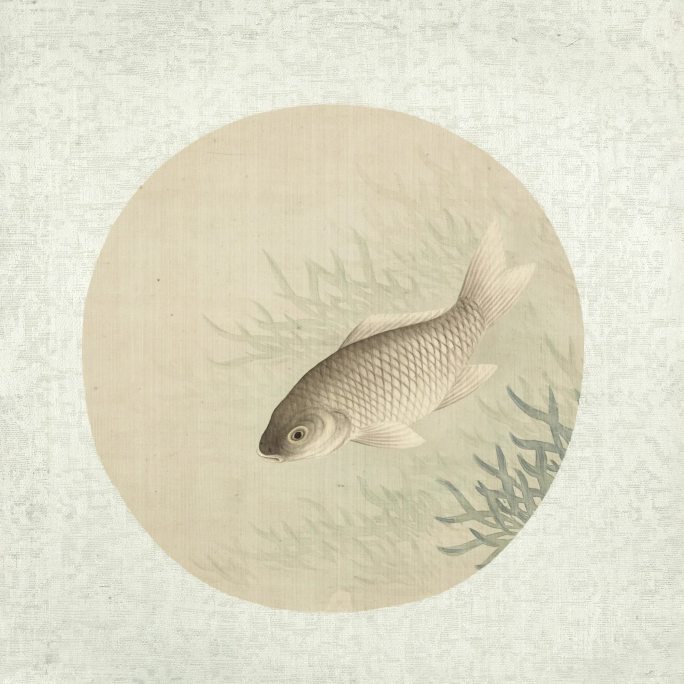 庄子-安知鱼之乐-4k古画背景素材