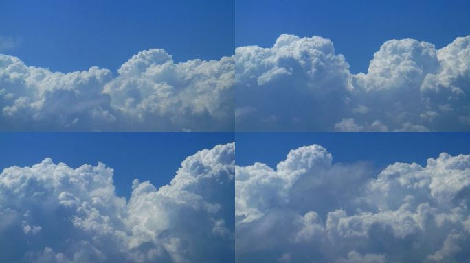 超清云海云层云朵延时摄影