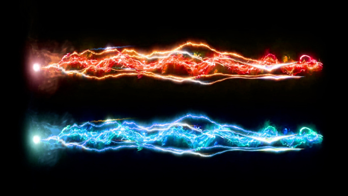 魔法激光法术能源光柱光波能量