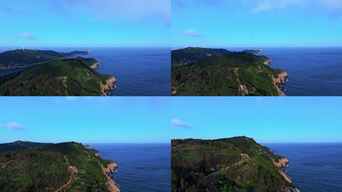 4K航拍温州南麂岛 海岛自然风光