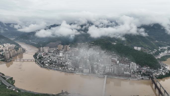 4K高清紫阳云海航拍