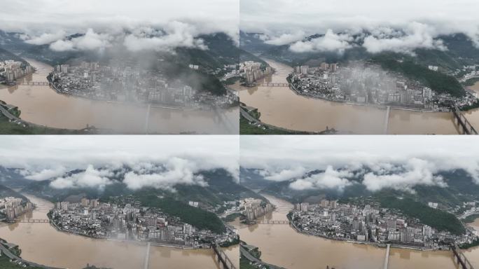 4K高清紫阳云海航拍