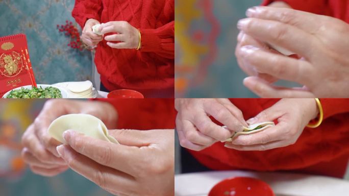 龙年包饺子  新年 春节 年味儿 包饺子