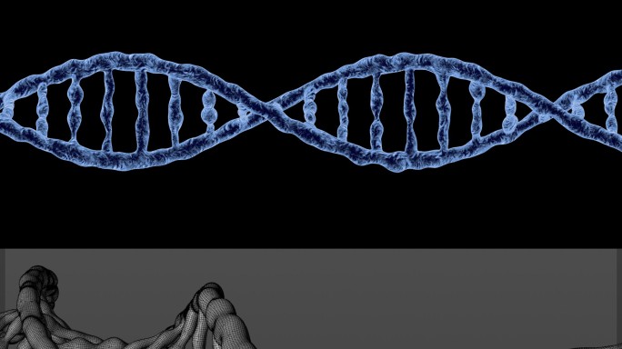 DNA脱氧核糖核酸C4D工程和成品视频