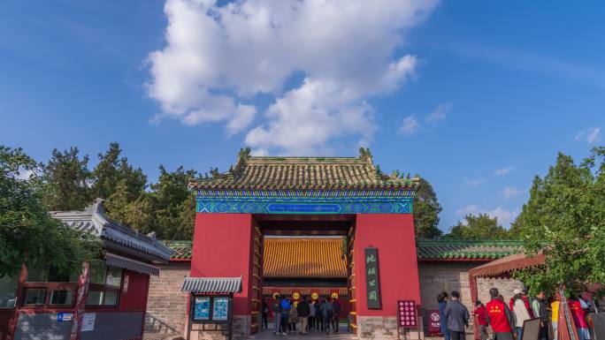 北京地坛公园延时