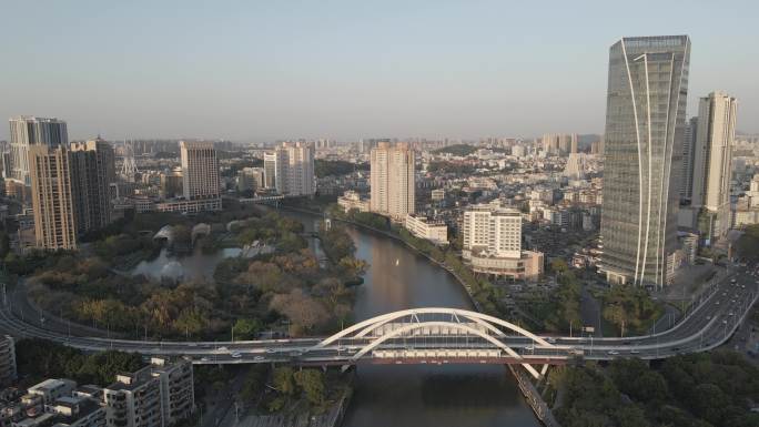 广东 中山市 航拍