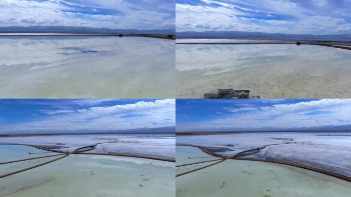 青海盐湖，天空之境航拍