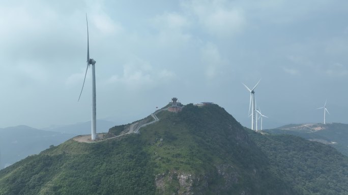 4k航拍惠州观音山全景