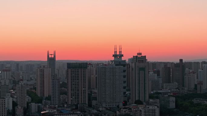 航拍洛阳城市风光