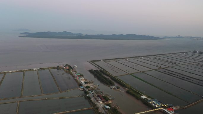 南朗镇 崖口村 广东中山市 珠江 伶仃洋