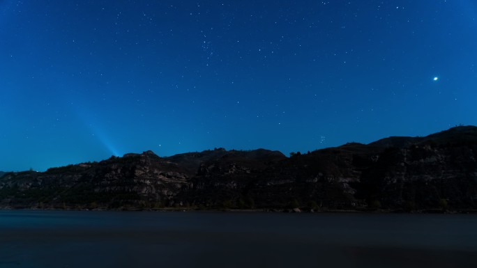 黄河星空延时