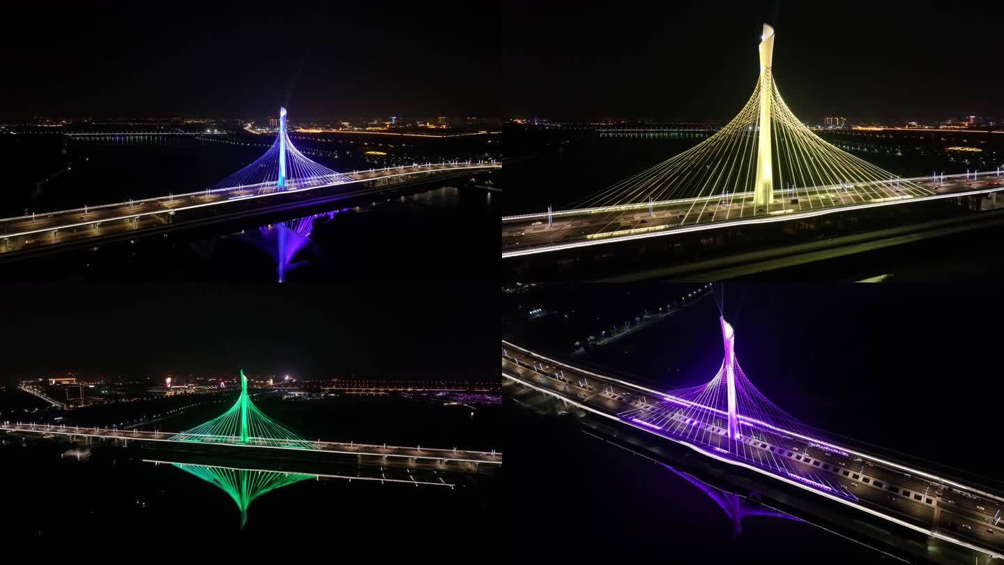 正定滹沱河大桥夜景