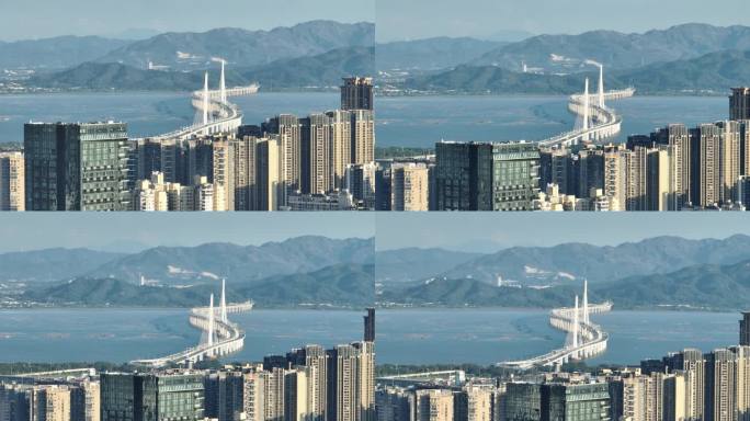 深圳湾大桥和香港