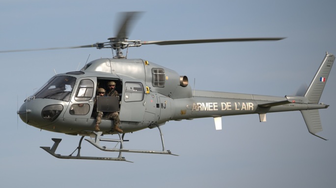 4K高质量：法军AS555直升机