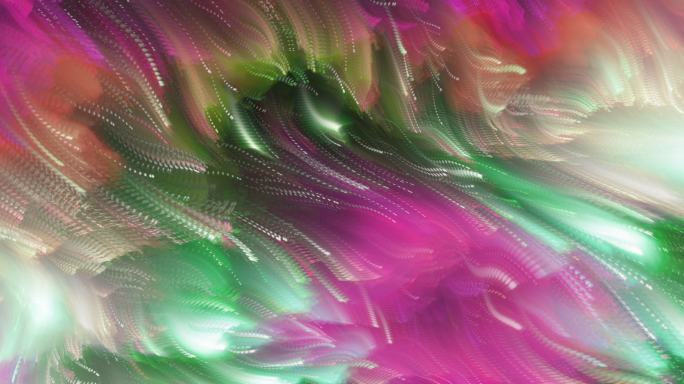 抽象背景艺术海浪涌动创意粒子视觉投影05