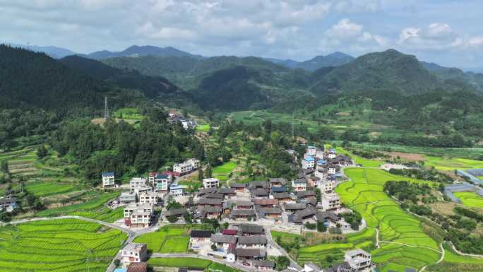 4K延时贵州岑巩注溪衙院上空