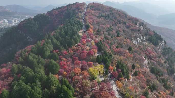 济南蚰蜒山秋色