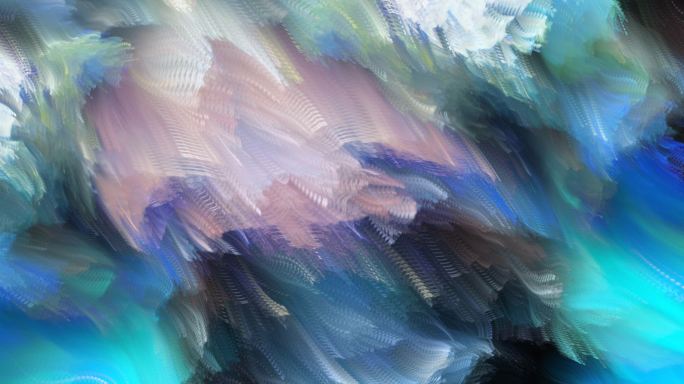 抽象背景艺术海浪涌动创意粒子视觉投影20