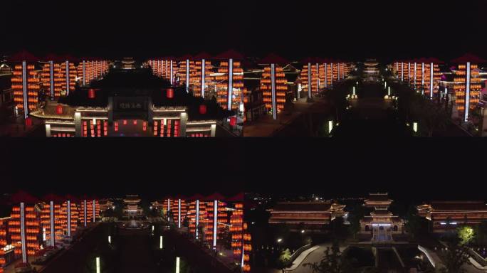 东台西溪古镇夜景