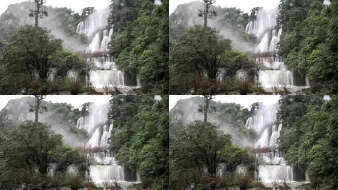 德省的Thi Lo Su (Tee Lor Su)。Thi Lo Su瀑布是泰国最大的瀑布。