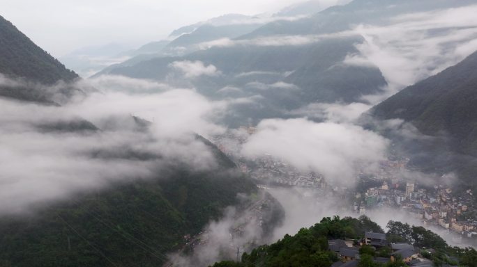 5K-俯瞰云南怒江峡谷风貌