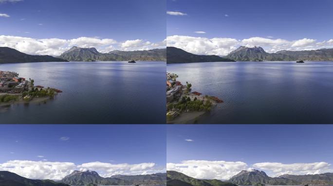 泸沽湖延时摄影