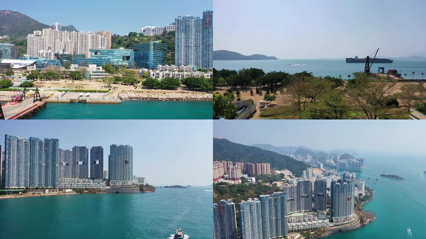 香港数码港 南区海域航拍