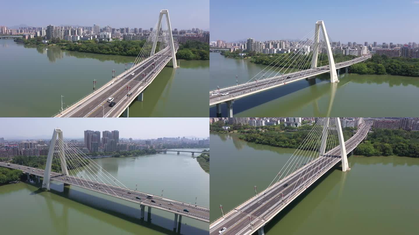 赣州飞龙大桥航拍