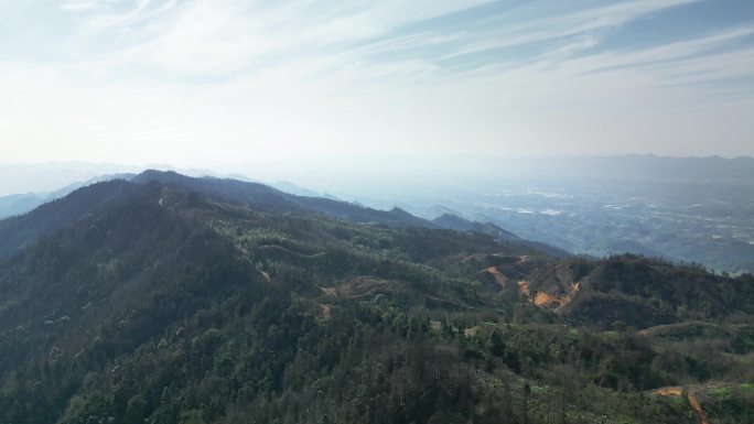 北碚缙云山自然风光航拍