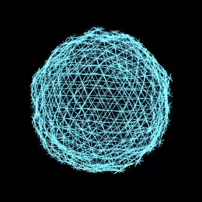 数字网格圆形可循环能量扩散发散