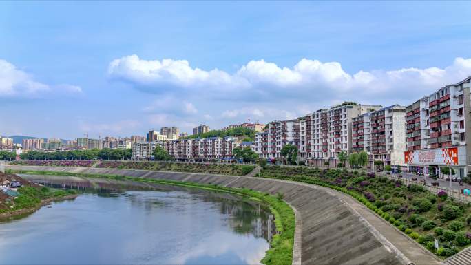 高县 城市延时 人流 车流延时