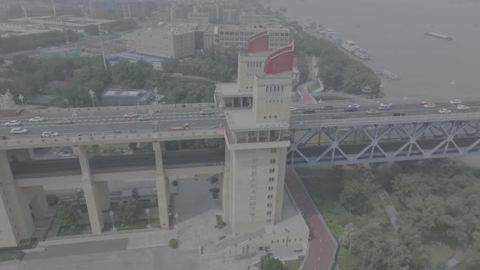 南京长江大桥航拍