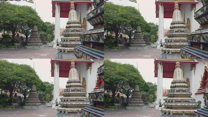 曼谷卧佛寺的风景佛像