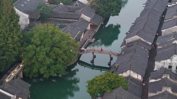 乌镇 江南水乡 西栅 古镇 秋天 风景区