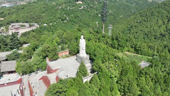 铜川耀州区药王山4K航拍