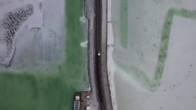 茶卡盐湖航拍4k30帧超清画质