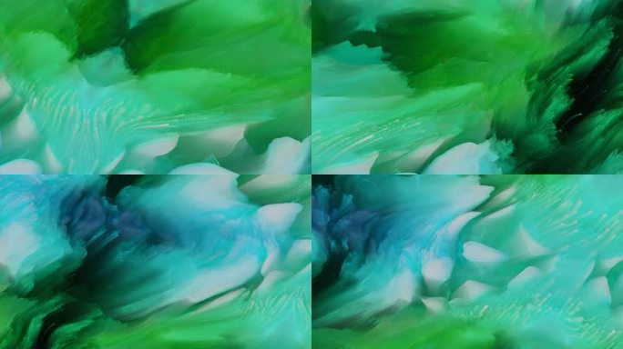 抽象背景艺术海浪涌动创意粒子视觉投影20