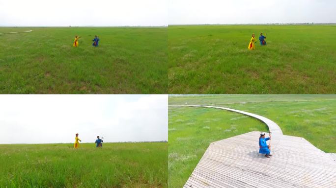 蒙古舞 马头琴 草原