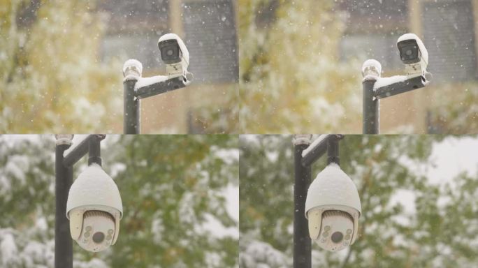 雪中卫士 监控 摄像头 物业 保安