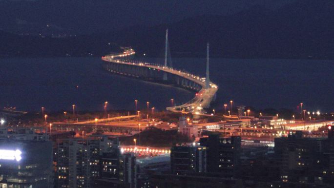 深圳湾大桥夜景